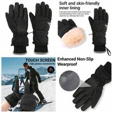 Warm Waterproof Winter Snow Gloves For Women Non Slip Touchscreen Snowboarding Skiing Mittens - 1 - View 1