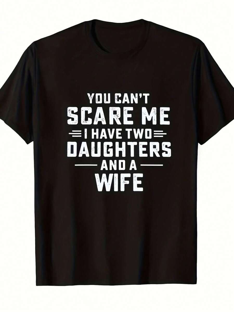 Adoro a mi esposo, y esta camiseta estampada es una camiseta de manga corta suave y casual que es elegante para ir de compras y asistir a reuniones. - Negro - Ver 1