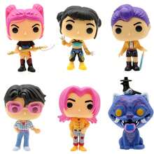 1PC Witch Hunt Group K-POP Q Version Doll Figure Simulation Model Ornament Toys Star Peripherals Figures Doll Models Cake Ornaments Doll Cartoon Models Party Gifts Birthday Gifts Classroom Gifts - Multicolor - View 3