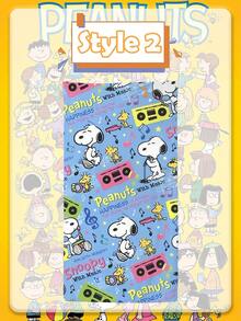 SNOOPY 畅销史努比超细纤维沙滩巾，卡通儿童沙滩浴巾，夏季海边吸水毛巾 - 長方形 - 查看 3