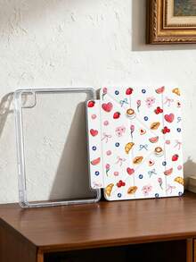1 chiếc ốp lưng máy tính bảng bằng acrylic trong suốt họa tiết bướm và trái cây, có khe cắm bút, mặt lưng acrylic trong suốt cao cấp chống cong vênh, chống trầy xước, chống rơi vỡ, chân đế điều chỉnh 8 góc, nam châm/tự động bật/tắt màn hình, tươi mới/thanh lịch/dễ thương/vui nhộn/sáng tạo/cá tính. - Nhiều màu - Xem 6