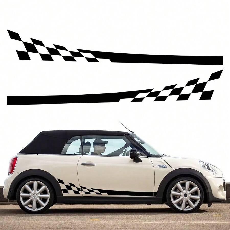 Adesivo para Carro, Decoração Esportiva de Corrida, Decalque, Acessórios de Sintonia Automática para MINI John S JCW F55 F56 F57 R55 R56 R60 F60 Clubman - Adesivo para carro - Visão 1