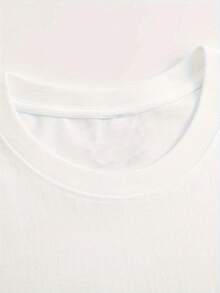 Women's One-Piece Sports T-Shirt With Anime And Letter Print, Simple Design, Comfortable And Breathable, Suitable For Casual Daily Wear, Showing A Natural And Elegant Style, A Must-Have For Summer Parties, Local Shipping, New Summer Fashion Garment, Mother's Day Gift, Moisture-Wicking Casual Gym Wear. - 黑色 - 查看 8