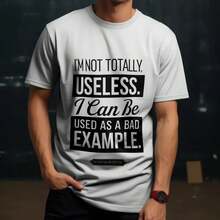 I'not Totally Useless-Shirt - Black - View 8
