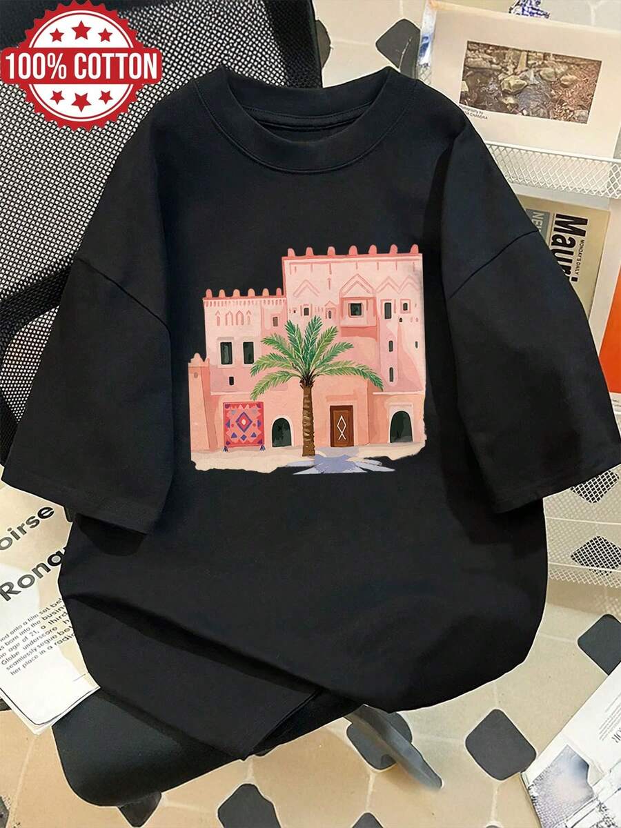 Women T-Shirts - Black - View 1