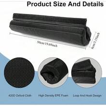 Zero Gravity Chair Footrest Pad, Soft Recliner Footrest Pad With Hook And Loop Strap, Oxford Cloth EPE Foam Foot Support, Suitable For Outdoor Leisure Chair, Patio Lounge Chair, Camping Chair, 40/50cm, Pad Only - Multicolor - View 13