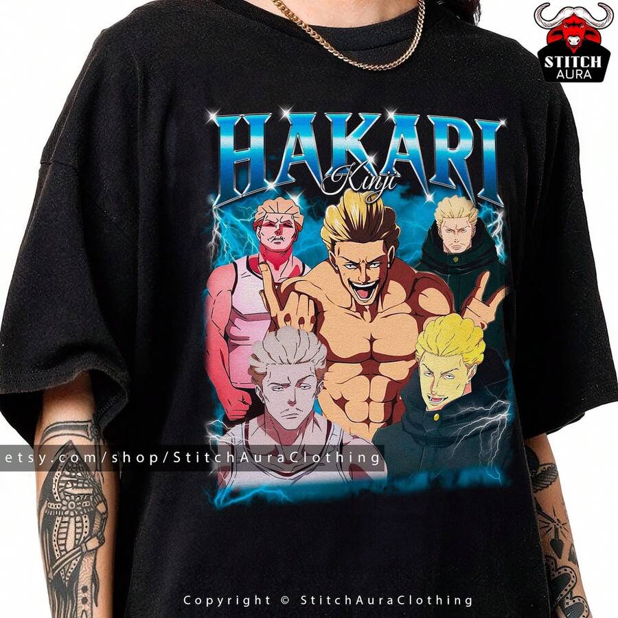 Regalo de camisa con pegatina Kinji Hakari, G1ojo Satoru T1EE, camiseta de Megumi Fushiguro, Kento NaN1ami para RyoM1en Sukuna, póster de T1oji F1ushiguro, Y1uta O1kkotsu220g Cla-ssic Cotton T-Shirt - UniS-ex - The Shirt You A-lways NeededSuitable for all people, whether woM-en or M-enhigh-quality durable fabric suitable for all seans,ft to the touch but built to lastBreathabletops woM.en fall outfiT.S for woM.en vaC.Ation outfiT.S woM.en Easter, St. Patrick's Day costume - Negro - Ver 1