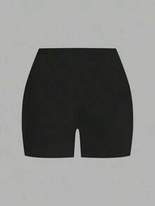 2 piezas Leggings básicos casuales de unicolor para mujer de talla grande, aptos para el verano - Multicolor 3 - Ver 7