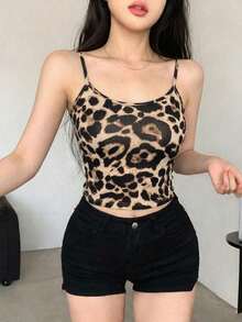 Chaqueta corta casual de verano de unicolor, de cuello redondo, de manga larga y con abertura frontal, ajustada para mujer - Marrón 2 - Ver 4
