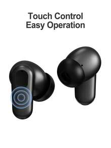 True Wireless Bluetooth Earbuds With Built-In Microphone For Clear Calls, Long Battery Life, Sweat-Resistant Design, Compatible With IOS And Android Devices, Suitable For Fitness, Running And Daily Use - White - View 6