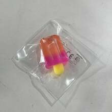 1 Peça Brinquedo Macio e Apertável de Sorvete de Verão, Brinquedo com Textura de Sorvete Colorido, Pode Aliviar o Estresse, Um Bom Auxiliar para Crianças Relaxarem e Brincarem, Adequado para , Trabalhadores de Escritório, Estudantes, Presente Ideal de Férias, Um Presente Perfeito do Dia das Mães para Adultos e Colecionadores de Brinquedos Anti-Estresse. - Multicolorido - Visão 8