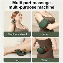 This Multifunctional Neck And Shoulder Massager Features Replica Human Hand Fingers And Three Adjustable, USB-Rechargeable Heat Settings. It Offers A Realistic Massage Sensation, Kneading And Massaging Shoulders, Neck, Back, And Legs Intensively – An Ideal Gift For Friends And Family. - 查看 9
