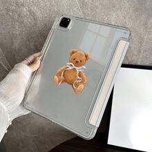 1个可爱泰迪熊印花平板电脑保护套，带笔槽，兼容iPad 10.9/10.2/Air第五代/Pro11/第十代/9.7/Air 2/（第七代）/（第八代）/Air 4/5/Pro 11/第十代10.9英寸（2022款）智能保护套/Air 13（M3 2025）/Air 11（M3 2025）/Air 11（M3 2025）/11（A16 2025）/Galaxy Tab S10+/S9/A9，小米5/5PR/6/6PRO/7/7PRO，OPPO Pad，华为MatePad，荣耀Pad - 彩色 - 查看 7
