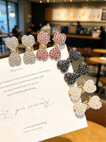 4pcs Girls' Butterfly Rhinestone Small Side Clip, Suitable For Daily Use - Multicolor - View 7