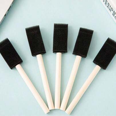 5 chiếc cọ rửa xe bằng mút xốp màu đen