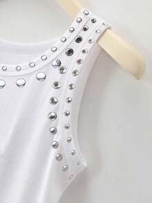 3 piezas Camiseta de mujer de cuello redondo con estampado gráfico de lemas de Brasil, Italia y España - Blanco - Ver 5