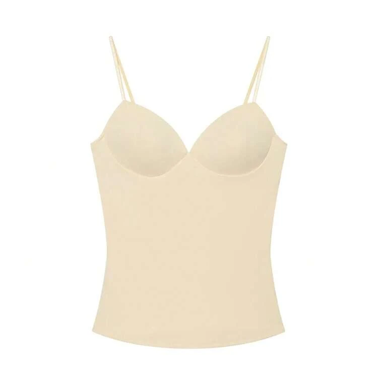 Women Tops - Beige - View 5