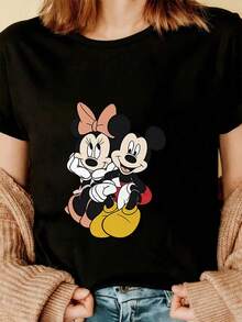Women T-Shirts - Black - View 3
