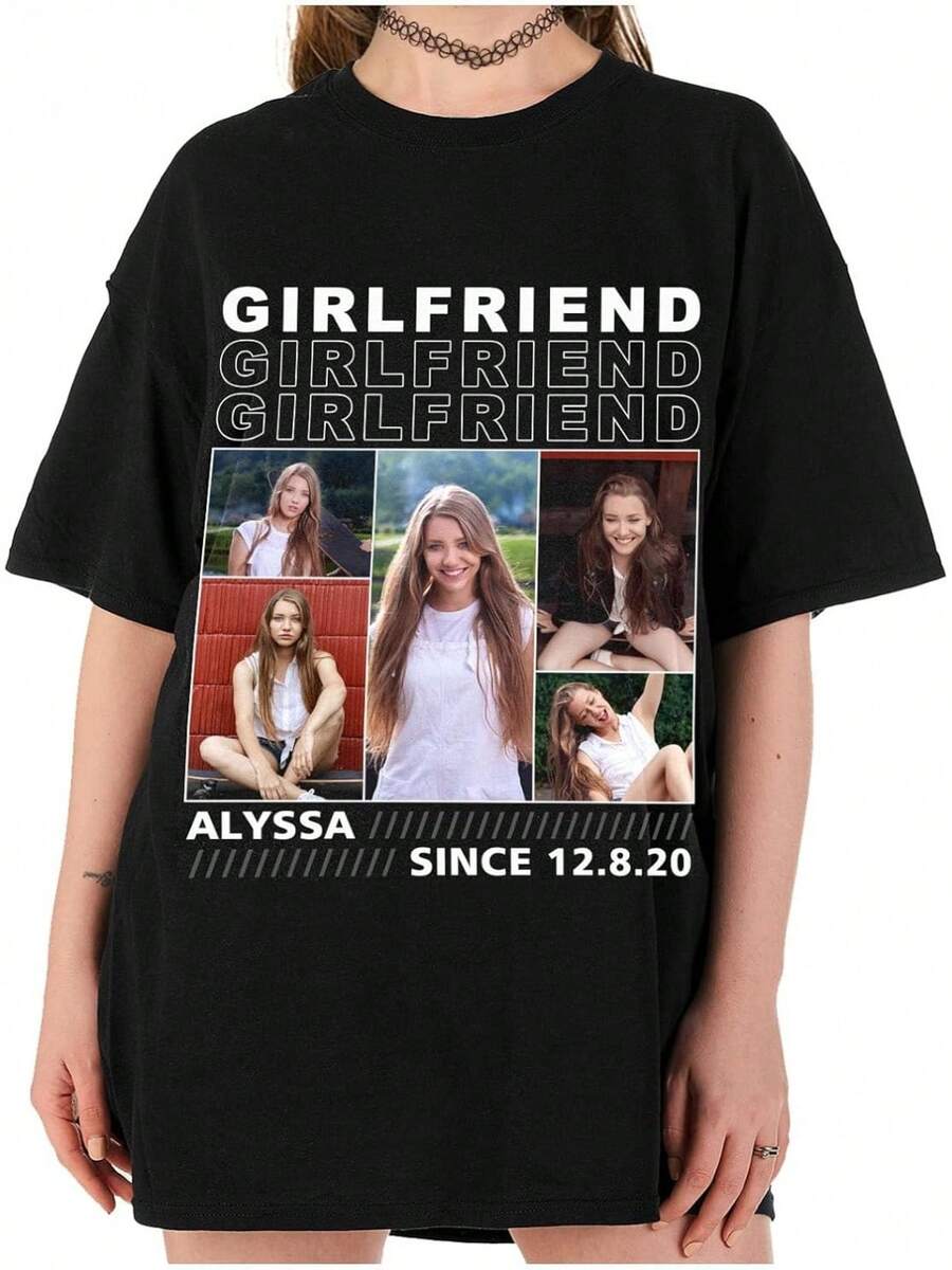LucBuy Custom Pirate Rap T-Shirts, Oversized Sweatshirt With Custom Retro Face Text And Photos, Graphic Face Crew Neck Casual Drop Shoulder Hoodies Gifts - Style 10 - View 1