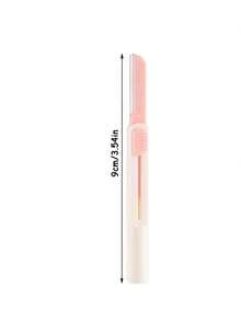 6pcs/Set Retractable Eyebrow Trimmer Kit - Stainless Steel Eyebrow Razor - Beauty Tools - Retractable Eyebrow Scissors - Convenient For Outdoor Use (3pcs/1pc) - Multicolor - View 5