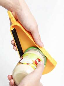 1pc Multi-Function Twist Cap Opener, Non-Slip Effortless Lid Remover, Kitchen Gadget, Can Opener, Bottle Cap Opener, Suitable For Kitchen Tools - View 1