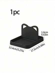 Organizador de cocina vertical plegable, soporte creativo con forma de oreja de gato para tapas de ollas, puede sostener cucharas, espátulas, pinzas, disponible en negro, beige y gris - Multicolor - Ver 5