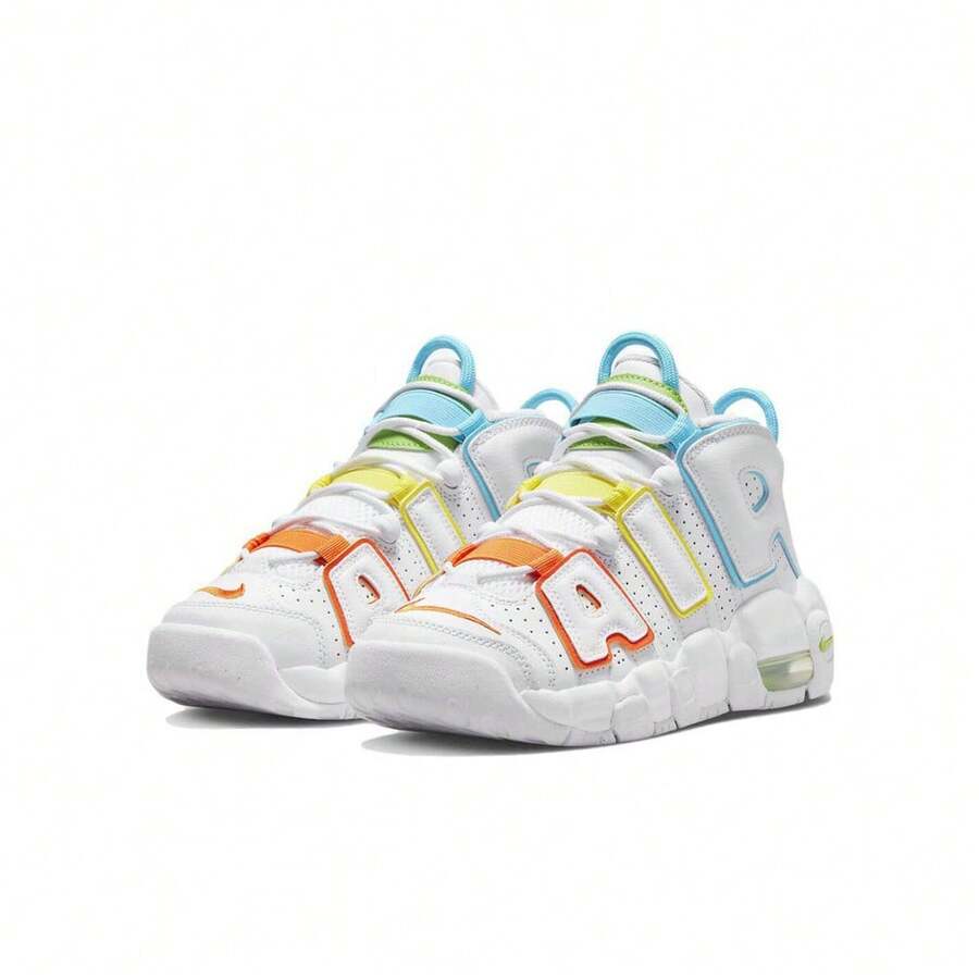 Nike 耐克青少年款 Air More Uptempo BG 休闲中帮运动鞋 FJ4624-100 - 彩色 - 查看 1