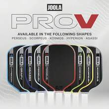 JOOLA Pro V Pickleball Paddle - 16mm - Raw Carbon Fiber Textured Surface - Enhanced Frame & Propulsion Core, USAPA & UPA-A Certified, NFC Chip Enabled, Premium Control & Lightweight Performance - Kosmos - View 2