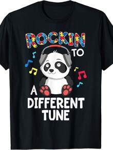 Nueva camiseta de manga corta para mujer de 180 g,% algodón - Camiseta casual versátil con estampado de verano para hombre - Camiseta con estampado de verano para parejas - Unisex - Regalo para vacaciones - negro - Ver 1