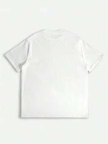 1 Piece Of Women's Oversized Graphic Tee, Christian Design "Jesus Paid For It All", Worship Tee, Direct Print Christian Tee, Guest Tee, Fashion Gift Tee, Oversized Tee For Women, Perfect For Christmas Parties Or As A Gift, Soft And Comfortable Vintage Tee. - 白色 - 查看 3