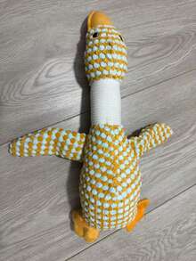 Búp bê thú cưng phát ra âm thanh 36cm, búp bê thú cưng miệng hình ngỗng hai mặt, búp bê gặm cho chó, phù hợp cho chó cỡ vừa và lớn, búp bê gặm hình cún con bằng vải nhung, quà tặng búp bê bạn đồng hành dễ thương cho chó. - Nhiều màu - Xem 17
