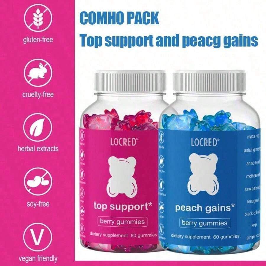 BEARVANA Gummies Combo Pack - Women's General Wellness Supplement - Berry Flavored - Vitamins And Herbal Ingredients - 1 - View 1