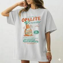 Camiseta Estilo Retro Publicitario |       Camiseta inspirada en la cultura pop y la música, para fans. - Negro - Ver 4