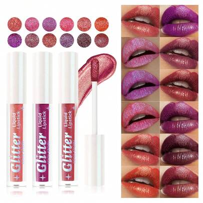 Waterproof Pearl Gloss Lip Gloss, Moisturizing Shimmery Lip Gloss With Long-Lasting Glossy Effect, Lightweight And Non-Sticky Pearl Lip Gloss, Suitable For Party And Date Makeup