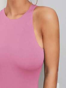 Body De Color Liso - Rosa - Ver 3
