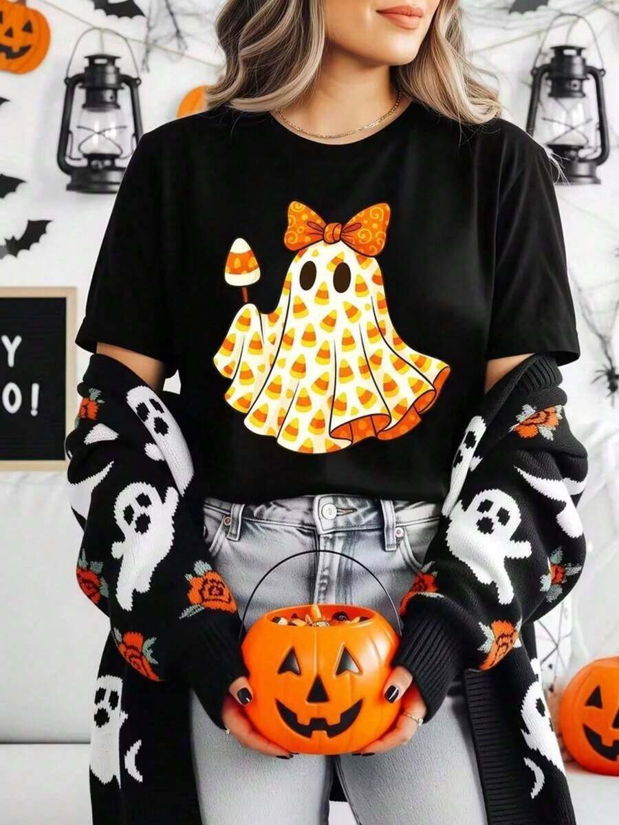1 Sexy Casual Party Elegant Sweet High Elasticity Beach Night Out Vacation Wedding Sporty College Holiday Office Home Daily Date Birthday Party Baby Shower Summer Halloween Pumpkin Print - 1 - 查看 1