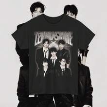 Camiseta unisex, ZerobaseoneMiembrosRetroAños 90VintageGráficoUnisexoHeavyTee:Zb1ZeroseKpopConciertoTourMercancía&Regalo2026,ropademujerblusasparadamacasualescamisasdemujerblusablusasparamujercamisas, GráficasimpresoAmigable con la piel, estilo de los 90Retro, Ropa Urbana, De ModacasualCamisetas, GráficasimpresoAmigable con la piel, estilo de los 90Retro, Ropa Urbana, De Modacasualcamisetas - Negro - Ver 5