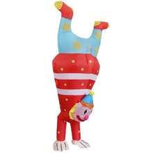 Trang phục hóa trang chú hề lộn ngược bơm hơi, phụ kiện trang phục lễ hội Halloween và Giáng sinh. - Nhiều màu - Xem 3