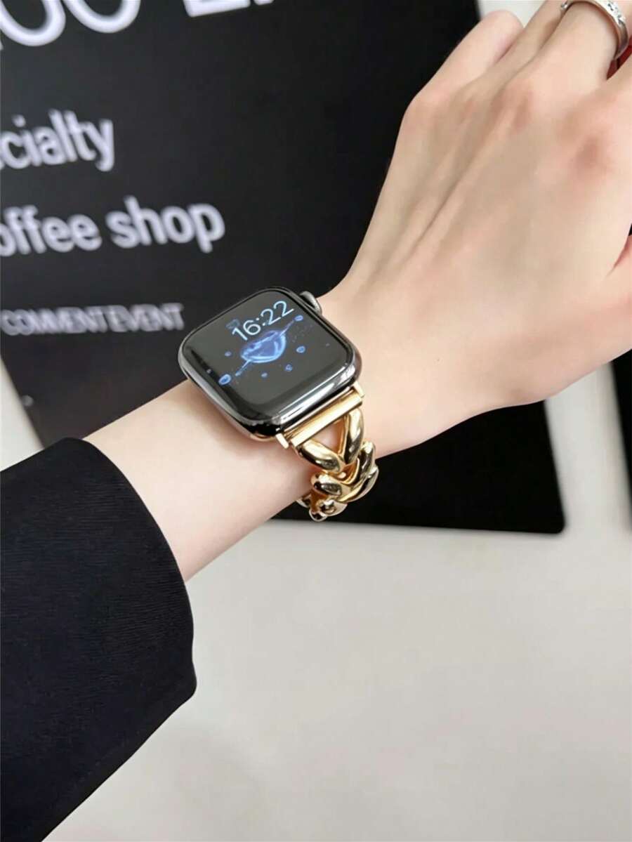 1条不锈钢表带，兼容 42mm、38mm、40mm、41mm、44mm、45mm、46mm、49mm，时尚智能手表替换表带，适用于Series Ultra2、Ultra SE2、SE 11、10、9、8、7、6、5、4、3、2、1，可作为学生返校礼物