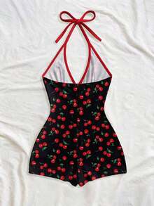 Nuevo mono mini con tirantes de punto multicolor a rayas, sin espalda, adecuado para otoño/invierno, Halloween, Año Nuevo, carnaval, fiesta, cita, té de la tarde, playa, como capa o prenda exterior - Multicolor 10 - Ver 2