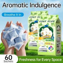 60pcs/Set Fragrance Sachets, Perfume Pouches, Camellia Scent, Fresh Floral Aroma, Perfect For Holidays And Birthdays, Essential For Bedroom, Bookshelf, Car Interior, Shoe Cabinet, Fragrance Bags, Perfume Bags - Multiple Styles - View 13