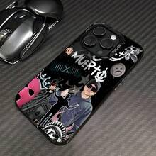 Rich O Muerte tema de ropa urbana en negro y rosafunda de teléfono Fundas compatibles con ,Apple,VIVO,OPPO,,, y Honor.Fabricadas en silicona TPU,ofrecen protección contra golpes y caídas. - Negro - Ver 3