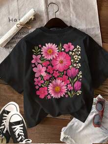 Women T-Shirts - Black - View 2