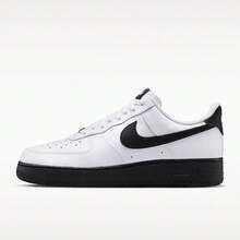 Nike Giày thể thao nam AIR FORCE 1 '07, kiểu dáng cổ thấp FJ4146-129 - Đen và trắng - Xem 1