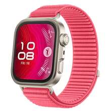 华为 Fit5 编织表带，也适用于华为 Watch Fit5/5Pro/Fit4/4Pro/Fit3，可调节柔软透气尼龙表带，也适用于华为 Fit4 编织尼龙表带，男女皆宜，学生适用 - 彩色 - 查看 30