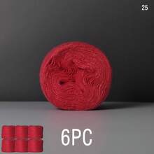 6Pack 300g Hand Blended Mohair Chunky Yarn - Fluffy Short Hair Double Stranded Colorful Yarn Ball, Woven Close Fitting Coarse Thread, Crochet Shawls Scarves - 6pcs 300g - View 51