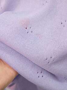 Cárdigan de punto ligero para mujer, de manga larga, informal y transpirable, para primavera/verano - Púrpura malva - Ver 8