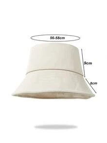 1pc Candy Color Unisex Foldable Sun Hat, Suitable For Outdoor, Travel, Vacation, Casual Daily Wear, Spring/Summer - A - View 8