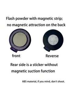 Soporte de teléfono con espejo brillante, soporte invisible plegable + espejo de maquillaje de alta definición, material ABS, ¡no magnético! Adecuado para ver programas, selfies, trabajo de oficina, compatible con todos los modelos de teléfono, regalo perfecto para mejor amiga o novia - Multicolor - Ver 12