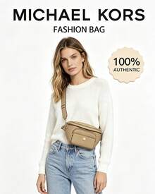 Michael Kors Túi đeo chéo MK Maisie, túi đeo hông, túi đựng đồ, túi đeo thắt lưng. - Lạc đà - Xem 1